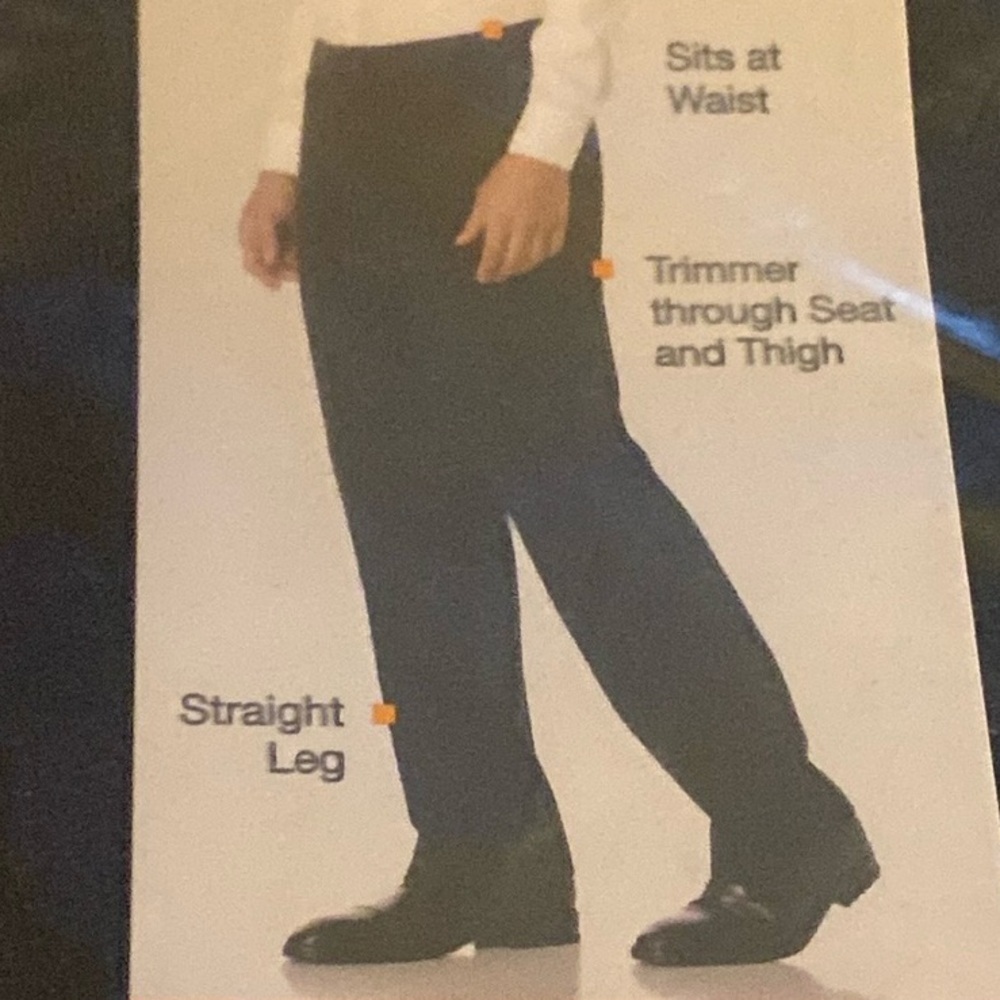 Big and Tall pants man Cutter & Buck Black Garment